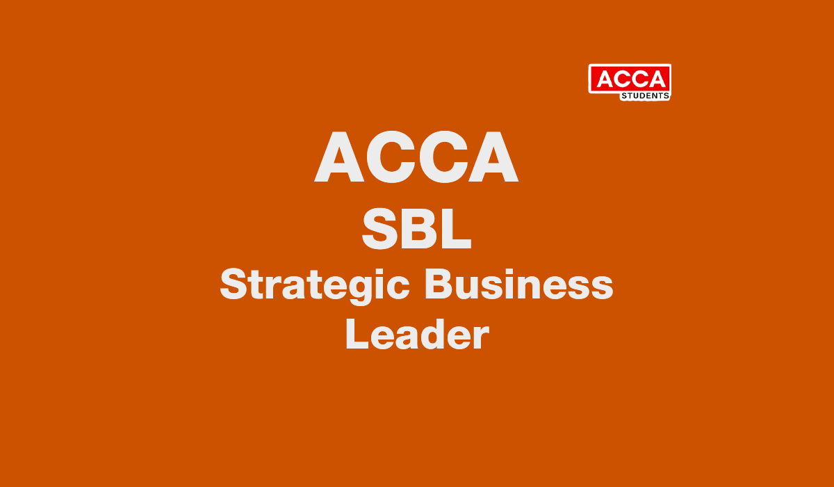 Practice and Revision Kit SBL - Strategic Business Leader | Kplan